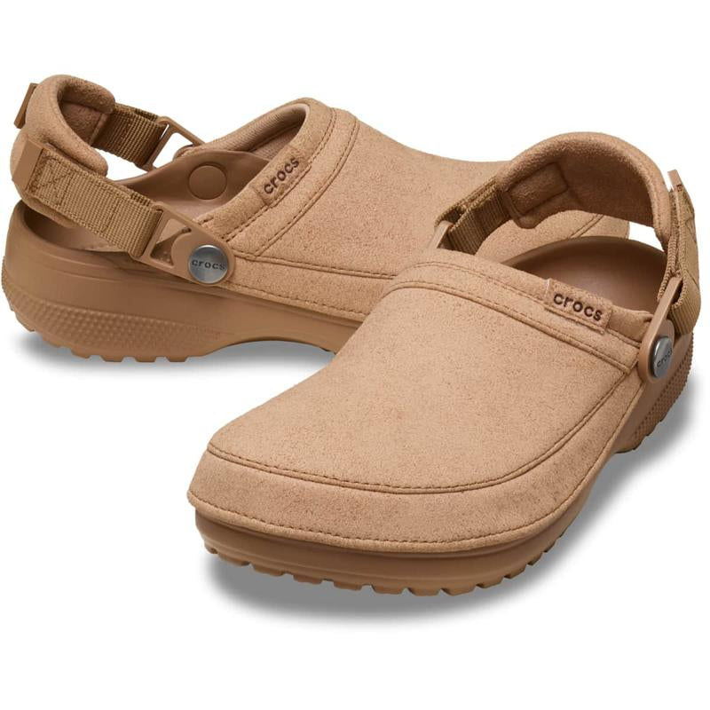Crocs Adult Classic Crafted Vegan Suede Clogs